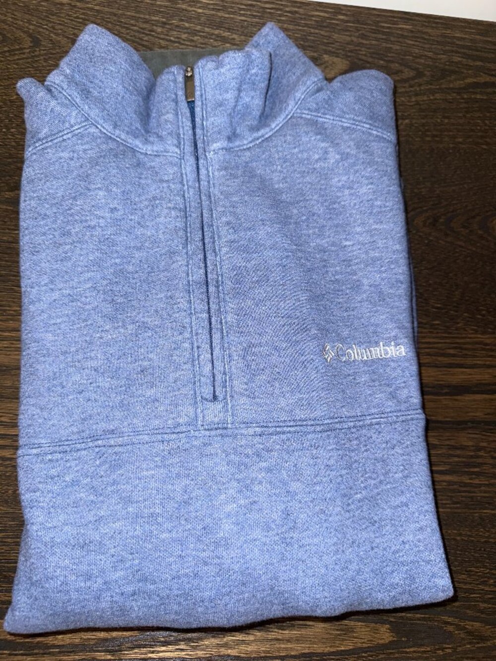Columbia Blue quarter zip